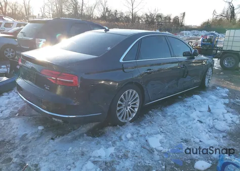 2015 Audi A8 L 4.0T from USA, damaged, VIN WAU32AFD6FN035044